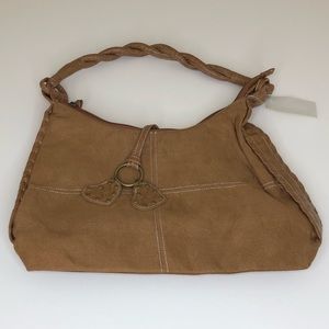 Roaman’s Brown Suede-like Bag